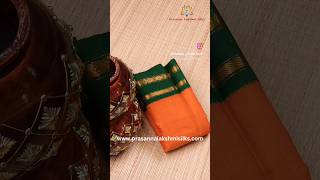 Gadwal cotton sarees perfect blend of Tradition and Comfort Price6900rs  Prasanna Lakshmi Silks [upl. by Aninnaig]