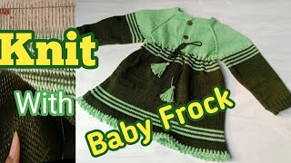 Woollen knitted Baby Frock [upl. by Maura]