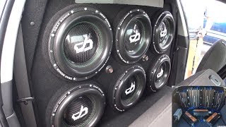 Alphard Audio Loudest Bass Crazy Subs 6 12s Deaf Bonce Monsters carry a lot of high power [upl. by Odessa]