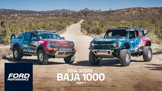 SCORE BAJA 1000  BRONCO DR amp RANGER RAPTOR  FORD PERFORMANCE  PART 1 [upl. by Amos]