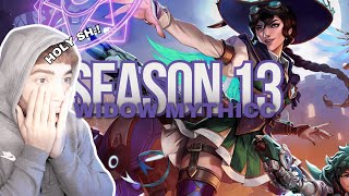 OVERWATCH 2 SEASON 13 REACTION WIDOW MYTHIC NEW TANK HERO [upl. by Marys]