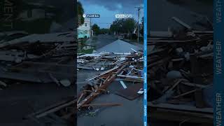 Drone footage reveals the massive destruction caused by Hurricane Helene [upl. by Tilford]