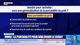 Immobilier la portabilité pour débloquer le crédit [upl. by Etnomed]