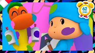 🎨 POCOYO ITALIANO Colori  62 min   VIDEO e CARTONI ANIMATI per bambini [upl. by Ahsenauq]