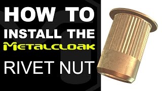 How To Install Rivet Nuts for MetalCloak Jeep Body Armor Systems [upl. by Lseil]