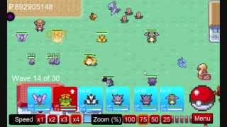 Pokemon Tower Defense Cinnabar Island  PTD 60 LEVEL GUIDE [upl. by Stubstad]