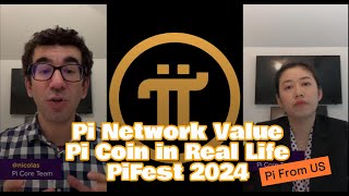 Pi Network value  Pi Coin in real life PiFest 2024 [upl. by Atinod659]