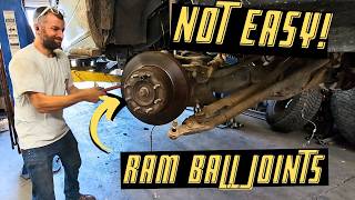 EMF Ball Joints Ram 2500 Ball Joint Replacement [upl. by Kcered]