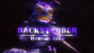 BACKSTABBER  Harumi edit  edit ninjagoedit ninjago ninjagoharumi [upl. by Laved]