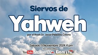 SIERVOS DE YAHWEH por el Roeh Dr Javier Palacios Celorio 🔴 [upl. by Nemra]