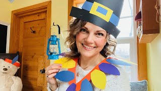 Pete The Cat Thanksgiving Crafts Let’s Make Pilgrim and Native American Costumes Together [upl. by Nonrev]