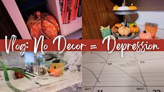 Vlog Decorating for Fall and how it effects my mental state [upl. by Druce]