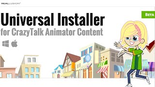 CrazyTalk Animator 2  Universal Installer Demo [upl. by Silva]