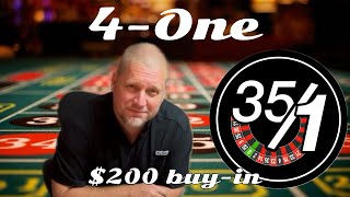 Roulette  200 buyin practice 7  4One [upl. by Ailecra]