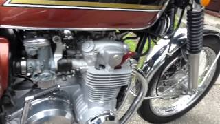 CB500 fourpipes fitted 1807 15 [upl. by Zitah92]