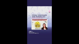 ¿Necesitas solicitar la cédula venezolana por primera vez ¡Aquí te dejo toda la información 🇻🇪✨ [upl. by Ettegdirb419]