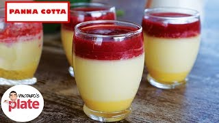 AUTHENTIC PANNA COTTA RECIPE  How to make Strawberry Panna Cotta [upl. by Aicen488]