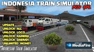 DOWNLOAD INDONESIA TRAIN SIMULATOR MOD APK [upl. by Aileda]