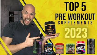 TOP 5 PRE WORKOUT SUPPLEMENTS 2023 [upl. by Aicela]