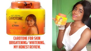 Carotone Cream for body Lightening Brightening whitening My Honest review [upl. by Romy]