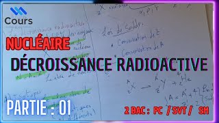 2 BAC  ☢️ Nucléaire décroissance radioactive ☢️ [upl. by Eisak306]