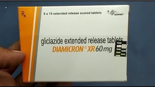 Diamicron XR 60 Tablet  Gliclazide Tablets  Diamicron XR 60mg Tablet Uses Side effects benefits [upl. by Animrac]