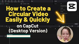 Create a Circular Video Overlay  CapCut Desktop Version Beginner How to Tutorial  Video Editing [upl. by Iretak]