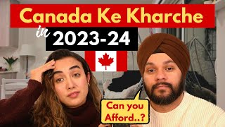 Our Monthly Expenses in Canada 20232024 Cost of Living in Canada [upl. by Nnaylloh]