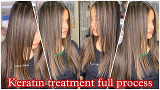 Full details process of Hair keratin treatmenttutorialstep by stepLuxlissgk keratinCadiveu2021 [upl. by Allehcram788]