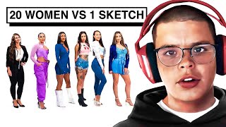 20 WOMEN VS SKETCH [upl. by Lancaster823]