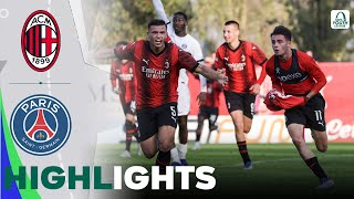 Milan vs Paris Saint Germain  What a Game  Highlights  UEFA Youth League 07112023 [upl. by Press511]