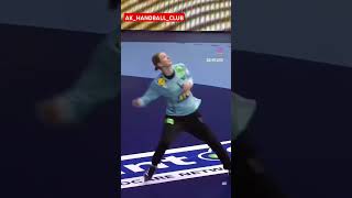 Best goalkeeper save in handball 💫🥅🥴bestofhandball handball trending handballhighlights sports [upl. by Churchill]