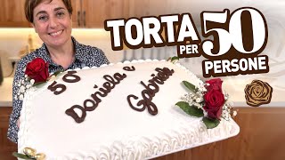 TORTA DA CERIMONIA PER 50 PERSONE Ricetta Facile  Fatto in Casa da Benedetta [upl. by Genie]