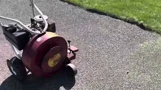 8hp Giant Vac Leaf Blower First Start of Leaf Season 2023 [upl. by Nahtanhoj]