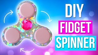 DIY HAZ TU PROPIO FIDGET SPINNER CASERO  KARLA CELIS [upl. by Nosittam26]