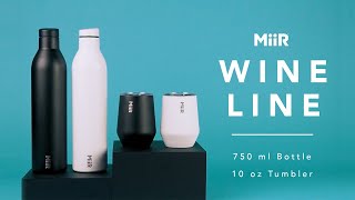 MiiR Wine Tumbler and Bottle [upl. by Nosnej]