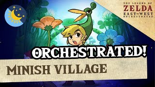 Minish Village w Night Cycle Minish Cap  ZeldaEastWest Orchestrated [upl. by Alexei]