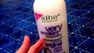 Alba Botanica Original Very Emollient Body LotionCRUELTY FREE [upl. by Hanikahs212]