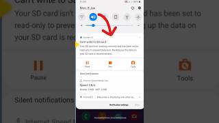 How To Fix Cant Write to SD Card Samsung Phone Problem 2024  SD Card Problem  samsung  viral [upl. by Vedetta829]