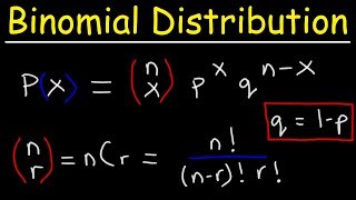 Finding The Probability of a Binomial Distribution Plus Mean amp Standard Deviation [upl. by Hasila]