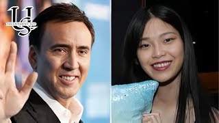 Nicolas Cage 60 is joined by chic wife Riko Shibata 28 at Longlegs premiere in LA [upl. by Netsrik]