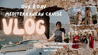 Mennonites in the Mediterranean Cruise VLOG Mykonos Greece Kotor Montenegro Split Croatia [upl. by Weber]