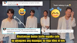 Kinatuwaan bunso justin napaka cute na ginagaya ang maangas na mga kilos ni ken [upl. by Ilowell953]