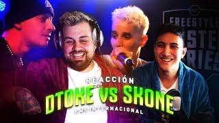 REACCIONAMOS A DTOKE VS SKONE  FMS INTERNACIONAL [upl. by Aikam]