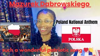 Reaction to the “Poland national anthem” mazurek dabrowskiego [upl. by Ennovaj545]