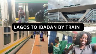 Travel Vlog First time on a train My Lagos to Ibadan train experience [upl. by Anaxor]