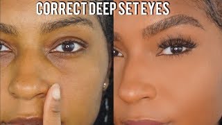 How to Conceal Deep Set Eyes Easy amp Beginner Friendly  iamLindaElaine [upl. by Havard125]