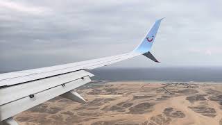 TUIFly Belgium Boeing 737800 Landing Marsa Alam Airport [upl. by Anilam]