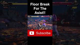 TEKKEN 8  Floor Break For The Asist tekken8 pewgf kazuya youtubeshorts motech heihachi [upl. by Francene]