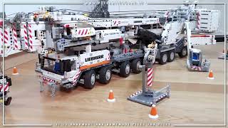 Lego Technic Liebherr LTM 11200 Crane MOC [upl. by Yelich]